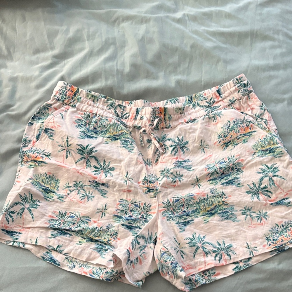Tommy Bahama Tropical Print Women's Shorts - Pink and Green